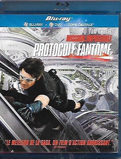 Mission Impossible - Protocole Fant�me - Blu-ray + DVD 3 Hendaye (64)