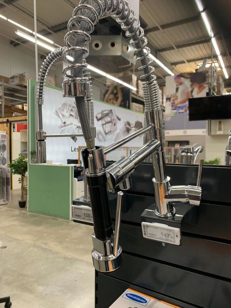 Mitigeur cuisine avec douchette 2 sorties d'eau 90 Martinique (97)