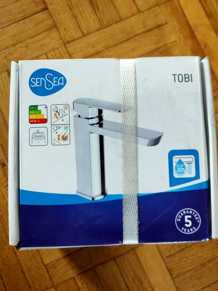 Mitigeur de lavabo chrome plated brillant, SENSEA Tobi 35 Francheville (69)