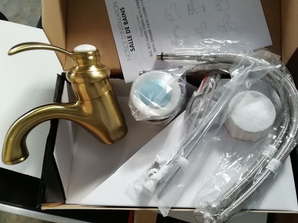 Mitigeur lavabo laiton salle de bains 40 Saint-Priest (69)