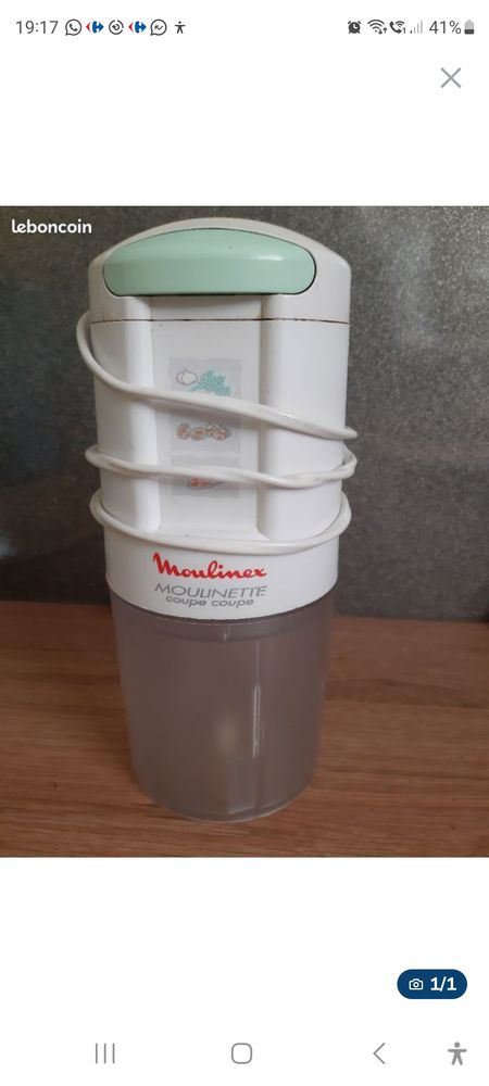 Mixeur moulinex 10 �lancourt (78)