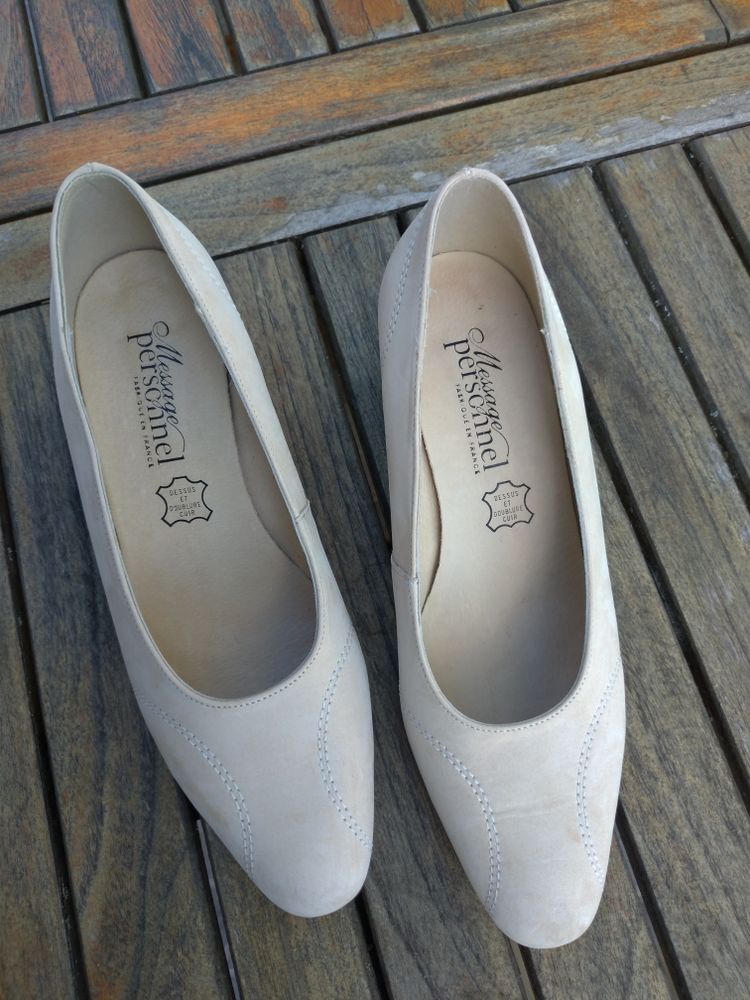 Mocassins Femme T39 daim �cru 30 Saint-Br�s (30)