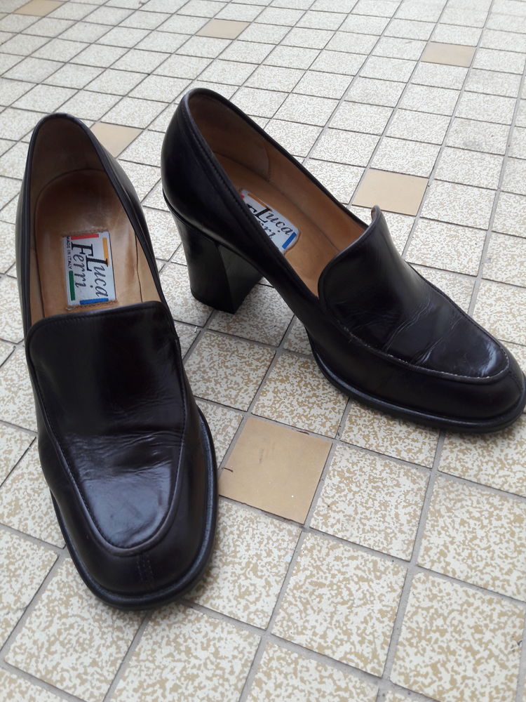 Mocassins marron fonc� Luca Ferri taille 36 pour femme 12 Toulouse (31)