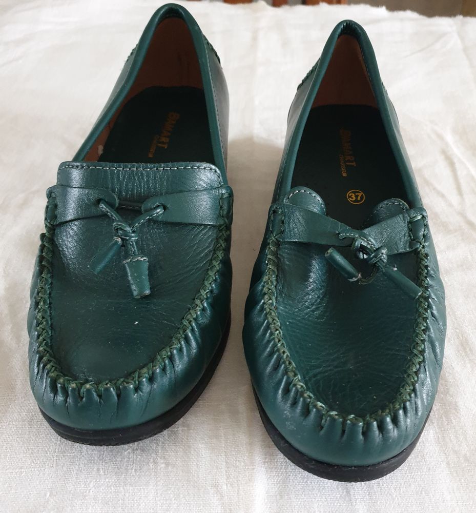 Mocassins verts ? Damart ? Pointure 37 15 Limoges (87)
