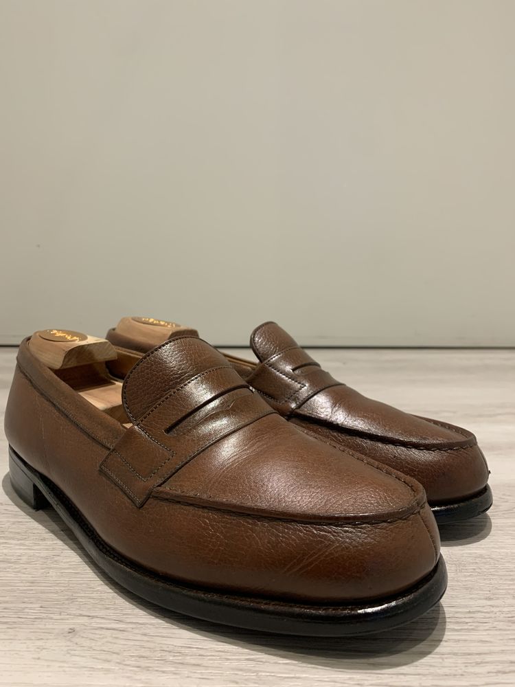 Mocassins JM Weston Marron Bergeronnette ~ 8.D ~ T.42 270 Paris 16 (75)