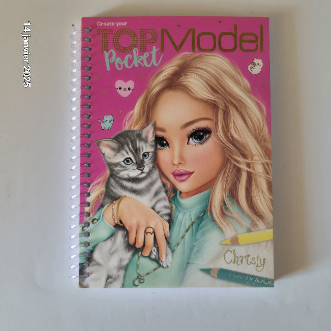 Top model de poche, album � colorier, 100 feuilles 4 Saumur (49)