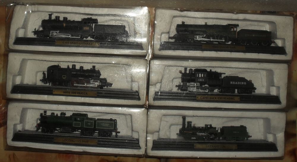 6 mod�le r�duits de locomotives � vapeur. 90 Montreuil (93)