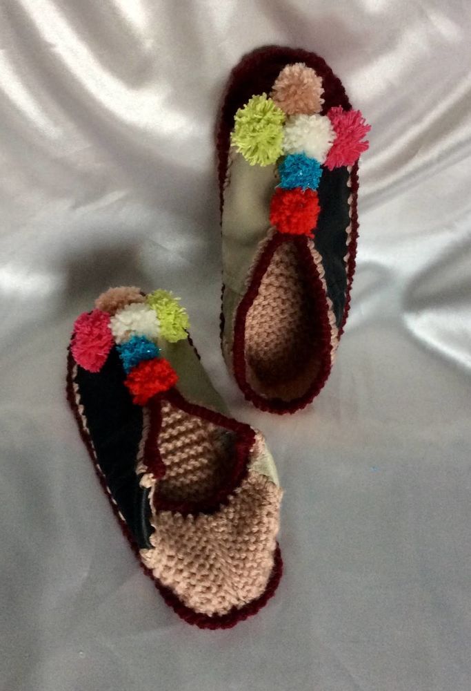 Mod�le unique Chaussons -pantoufles multicolores de Clown 29 Lisieux (14)