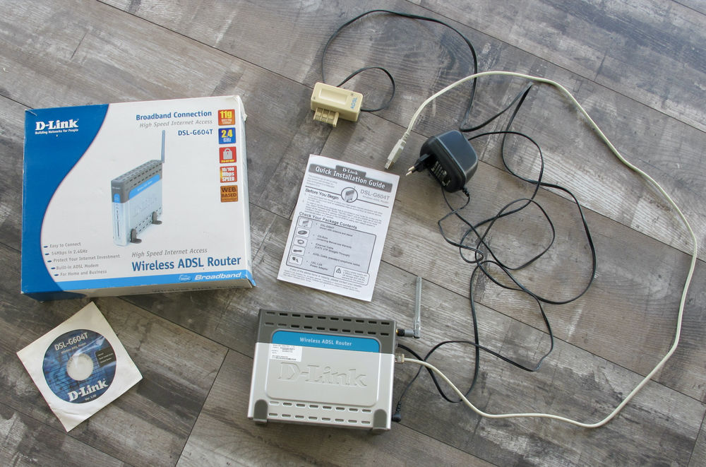 Modem/Routeur ADSL D-Link D5L-504T 13 Marolles (41)