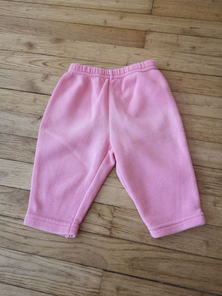 F 13 (3) - 6-12 mois - Bas de jogging rose  Tiny Folk  0 Paris 13 (75)