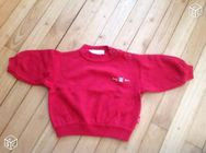 F 9 (25) - 3 mois - Sweat rouge  Baby Bear  1 Paris 13 (75)