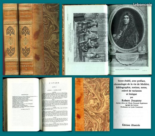 Moliere. Theatre complet en deux tomes neuf 45 Bougival (78)