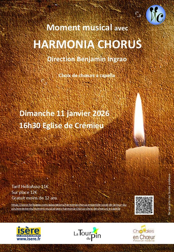 "Un moment avec Harmonia Chorus" - Concert a capella 0 Cr�mieu (38)