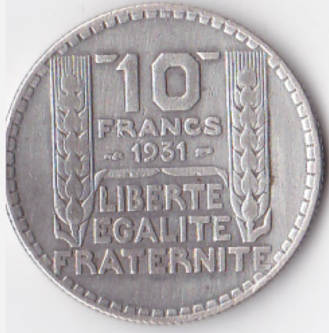 MONNAIE :De 1931 :Turin de 10 Fr Argent.
6 Saint-Jean-de-Rebervilliers (28)