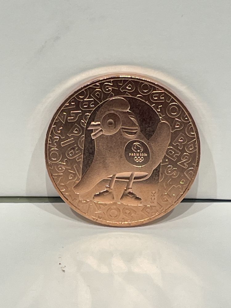 Monnaie de 1/4� 2023   PARIS 2024 - Mascotte   9 Dourdan (91)