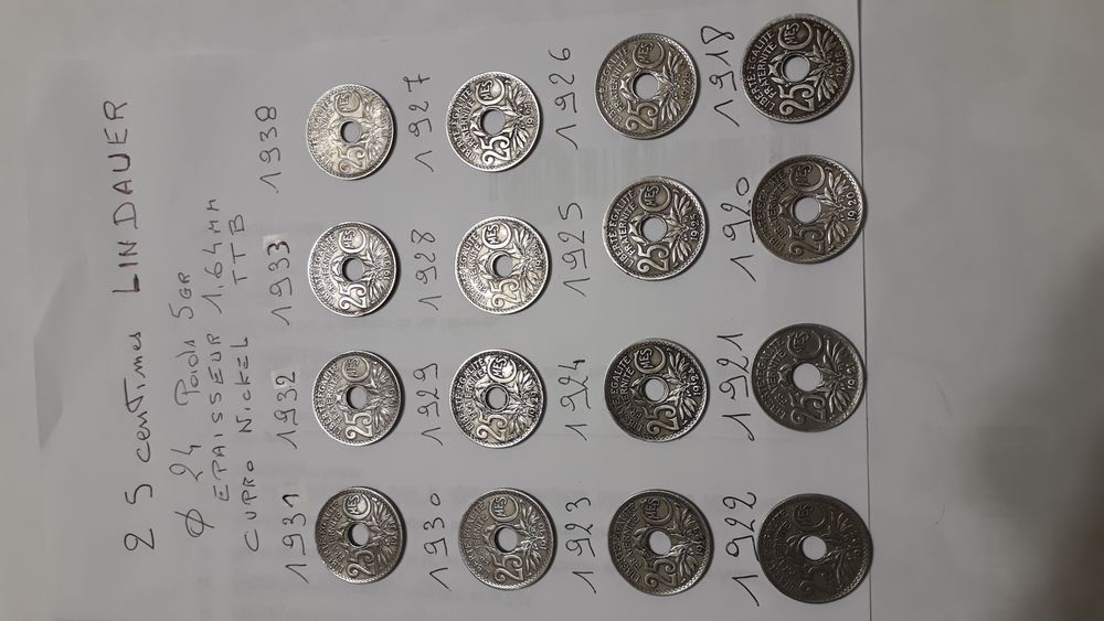 monnaie ancienne 5 Haillicourt (62)