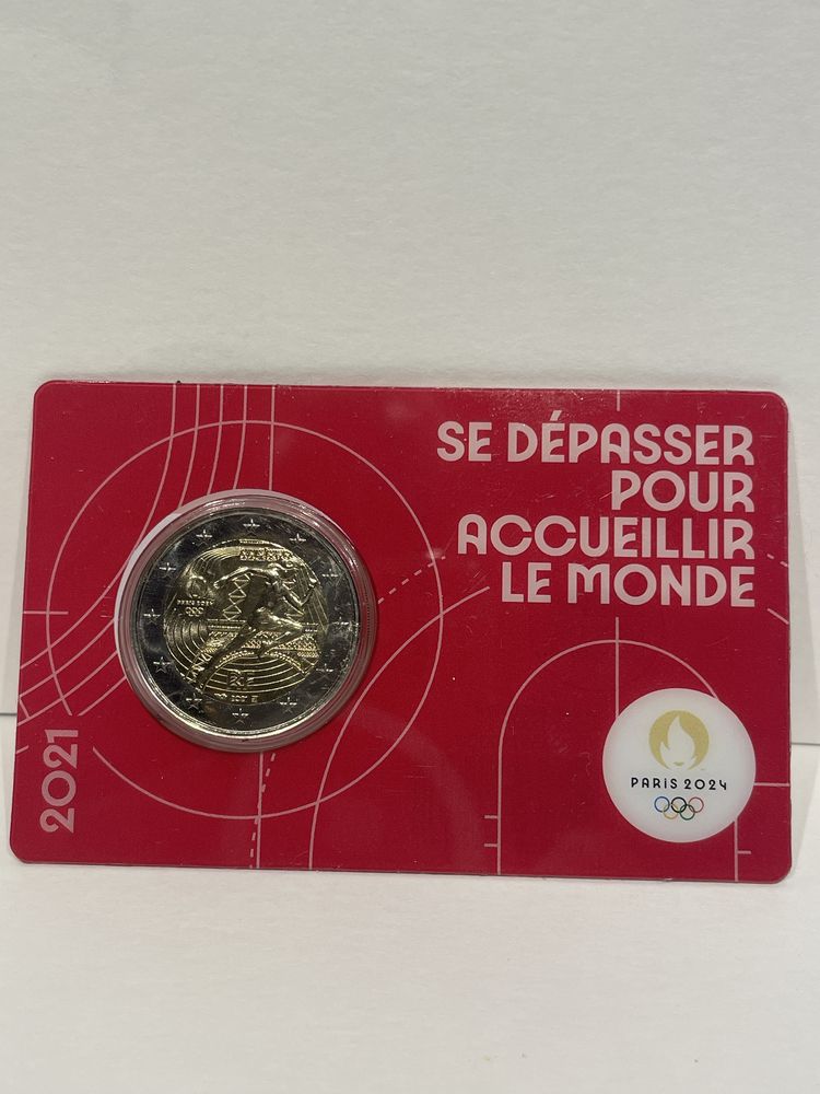 Monnaie de 2� JO Paris 2024 - 3/5 - Qualit� BU 17 Dourdan (91)