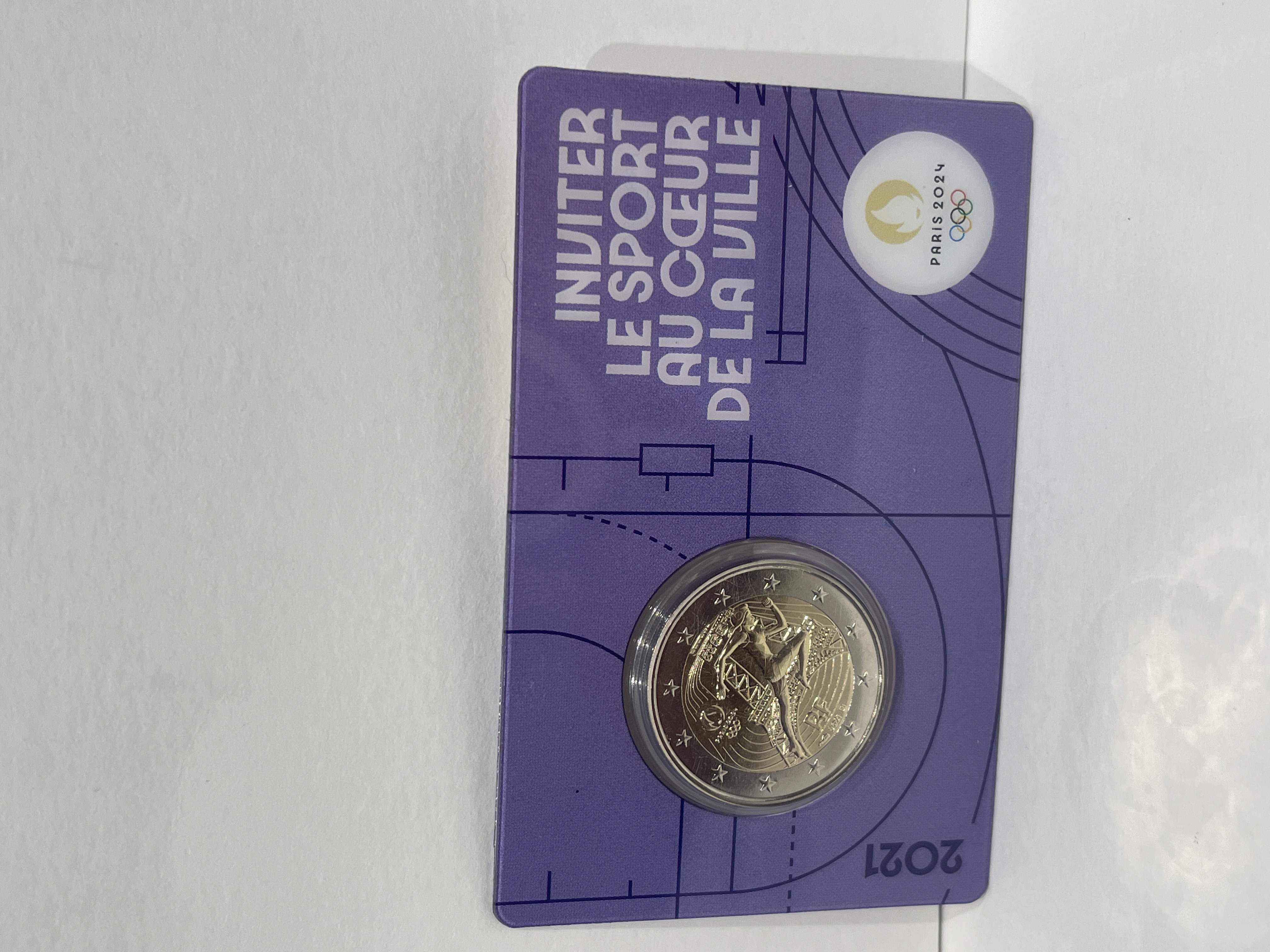 Monnaie de 2e JO Paris 2024 - 3/5 - Qualit� BU BLEUE 17 Dourdan (91)