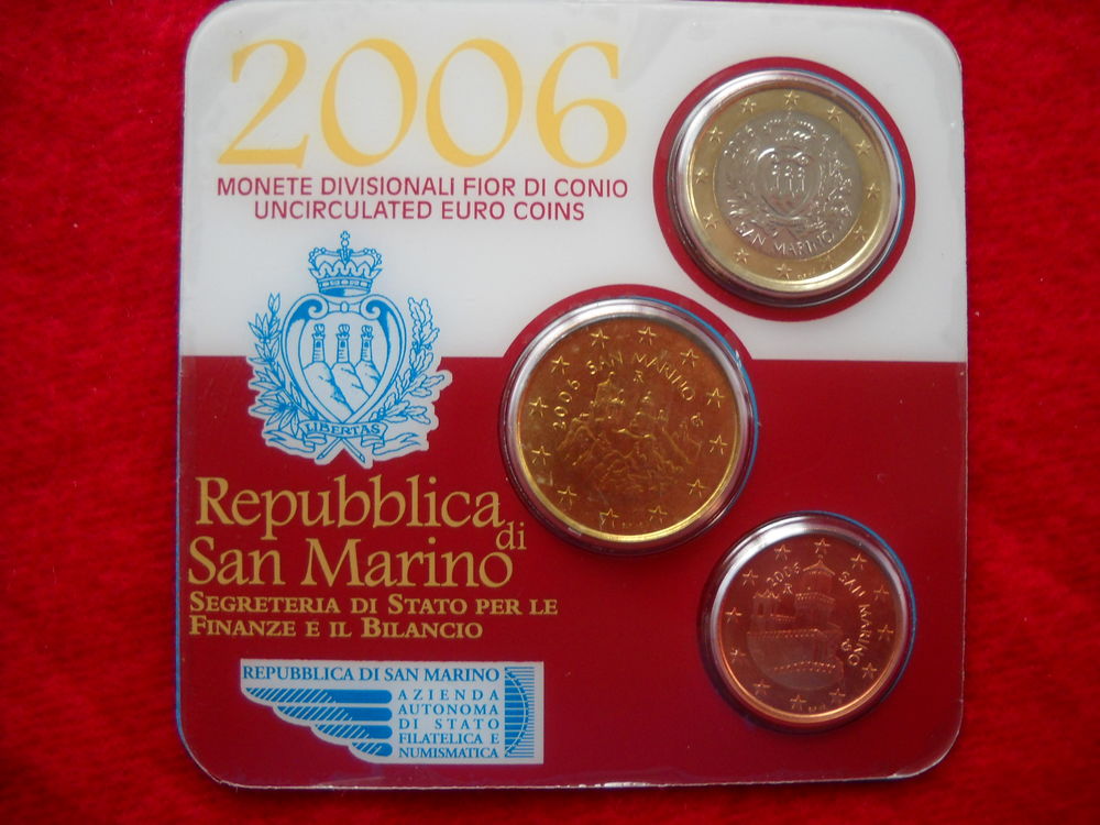 Monnaie pi�ces Euros : SAN MARINO / 2006
17 � 17 Roanne (42)