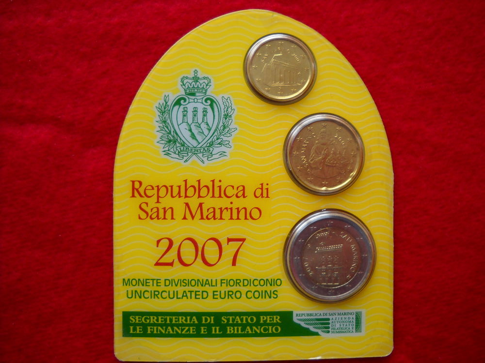 Monnaie pièces Euros : SAN MARINO / 2007
22 € 22 Roanne (42)