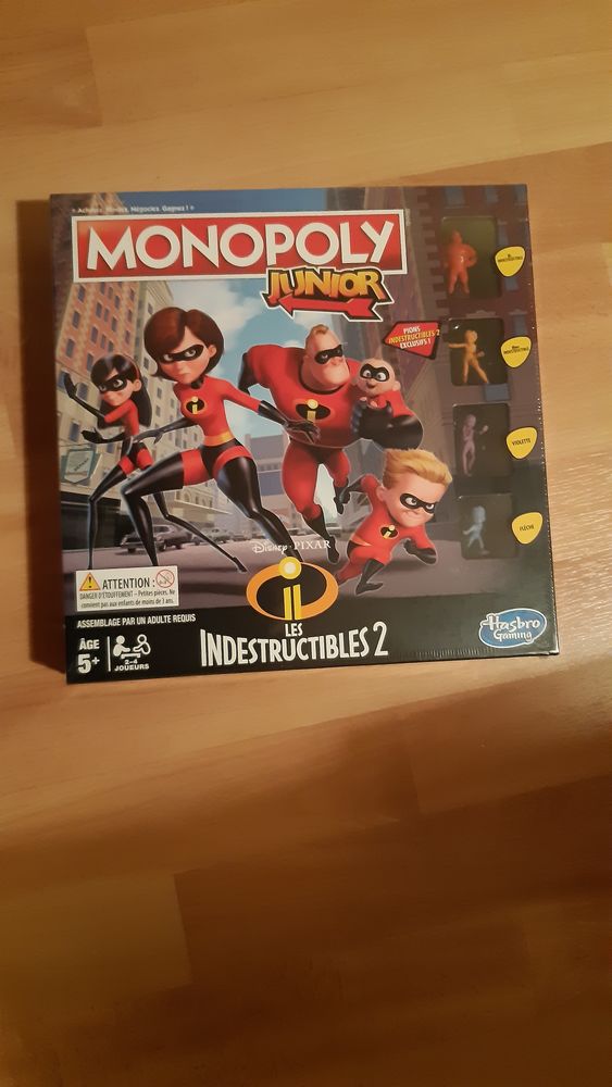 Jeu Monopoly Junior, Les indestructibles 2 25 Camphin-en-Carembault (59)
