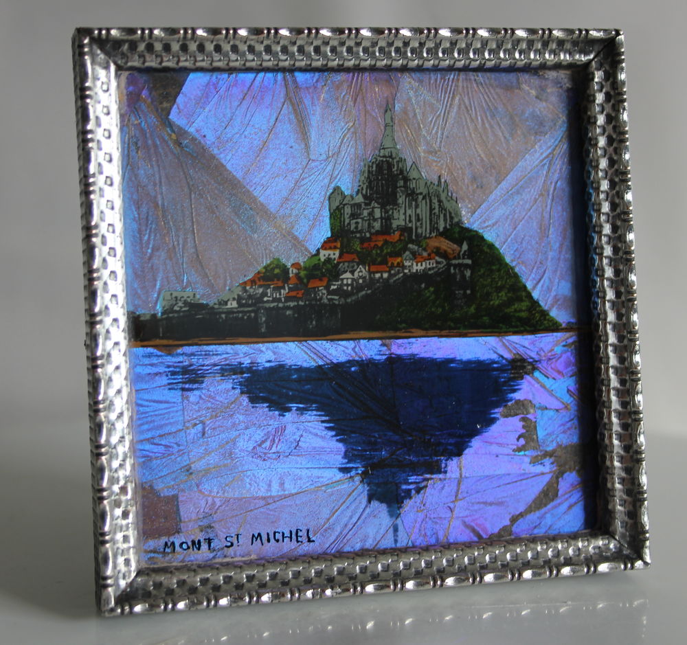 MONT ST MICHEL papillon morpho, chromo 20 Issy-les-Moulineaux (92)