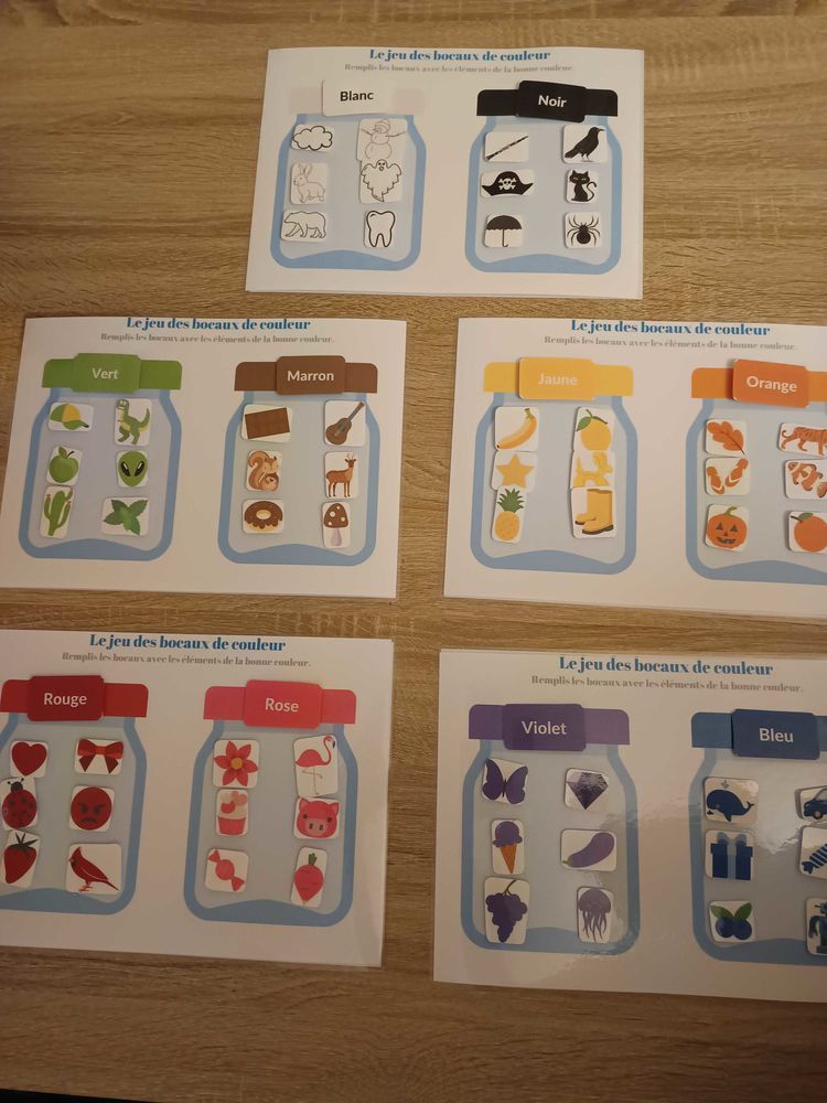 Montessori les couleurs en fran�ais 6 H�rouville-Saint-Clair (14)