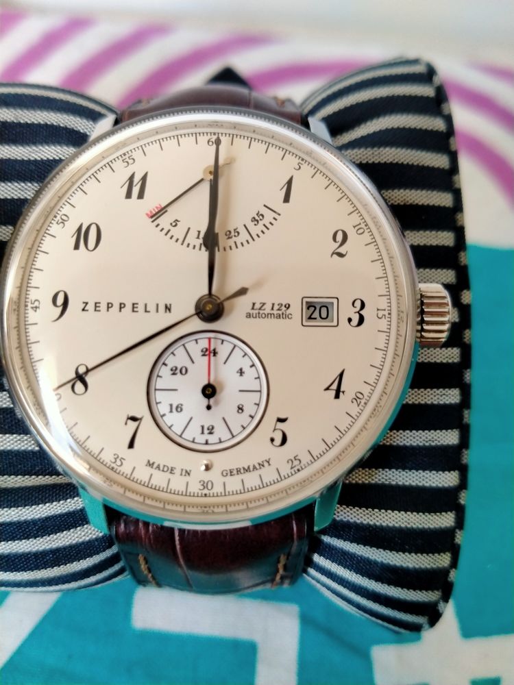 Montre automatique Zeppelin Hindenburg 7060-4. 215 Marseille 4 (13)