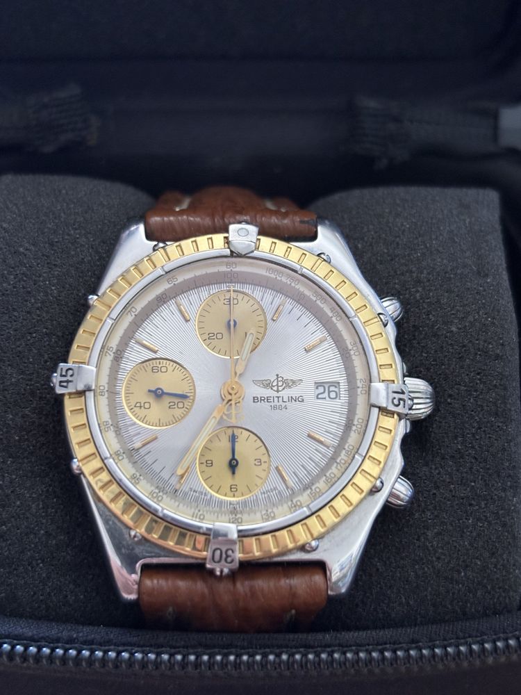 Montre Breitling Chronomat Or et acier 2250 Le Pradet (83)