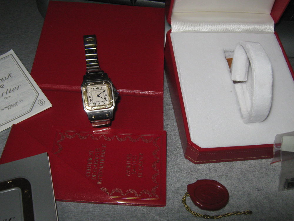 montre cartier femme galb�e or metal santos 0 Hoste (57)