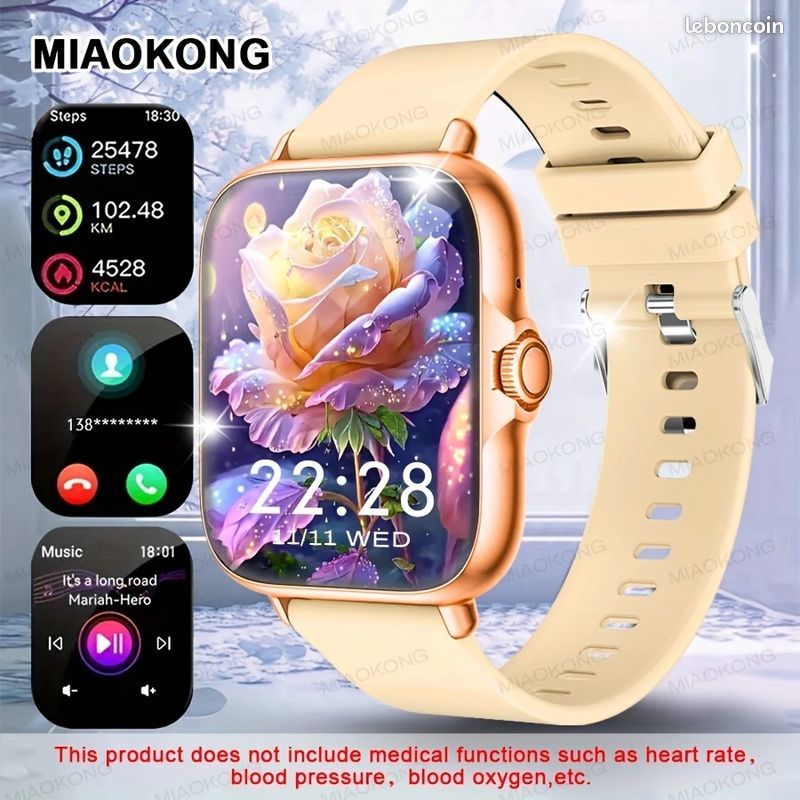 Montre connect�e - Smartwatch Bluetooth unisexe, 11 Livet-et-Gavet (38)