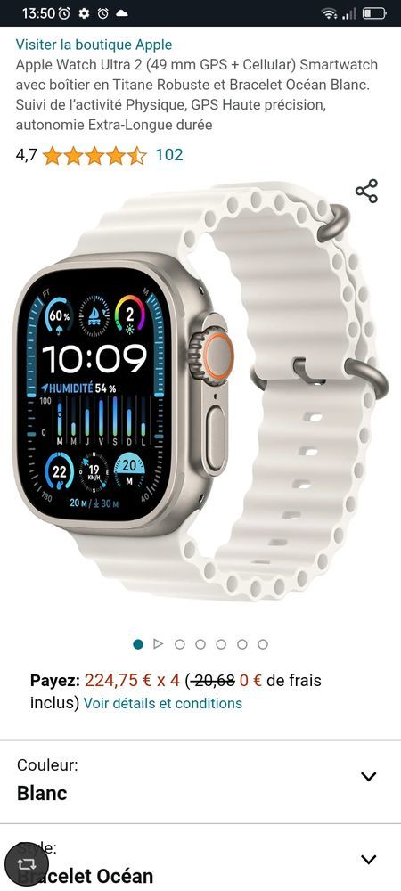 montre connect�e 560 La Tour-du-Pin (38)