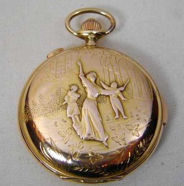 MONTRE GOUSSET SUISSE EBERHARD 18 KT REPETITION DES MINUTES 6800 Strasbourg (67)