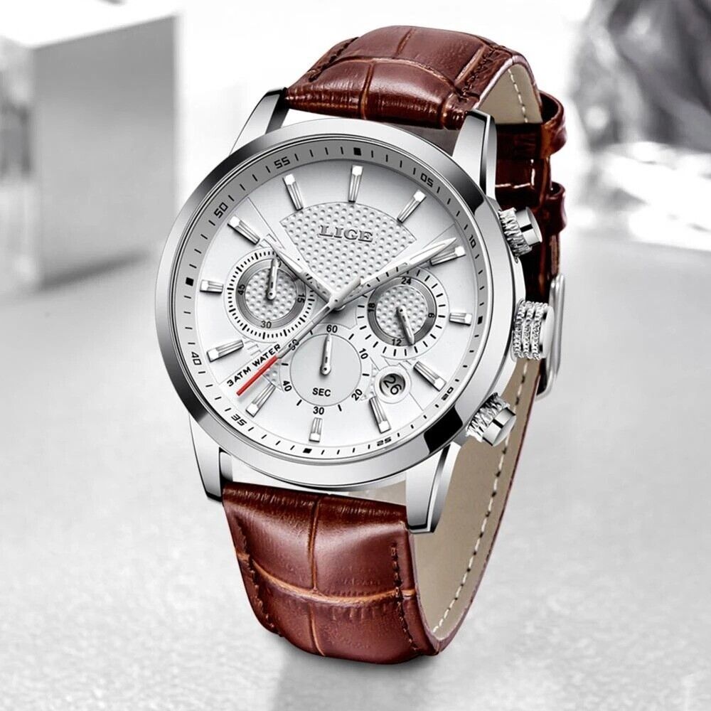 Montre homme LIGE � Quartz,Chronographe. 45 Paris 1 (75)