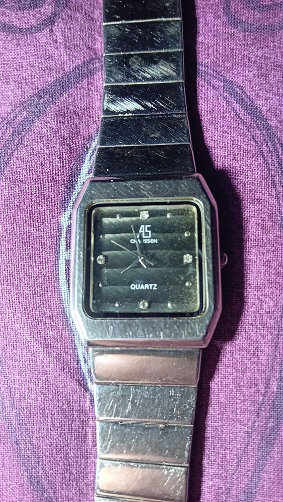 Montre quartz mixte  AS Chalisson metal 15 Armenti�res (59)