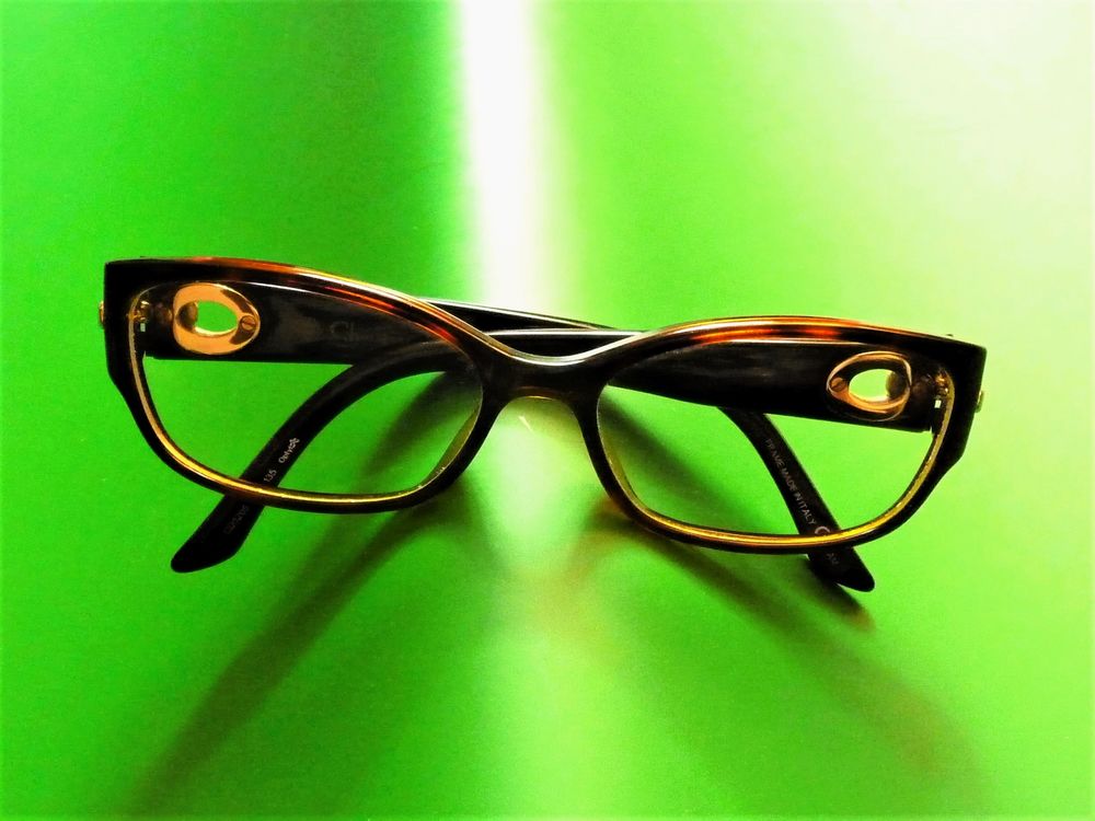 Monture Vue Rectangle Plastique Marron Dor�- Christian Dior 50 Paris 15 (75)