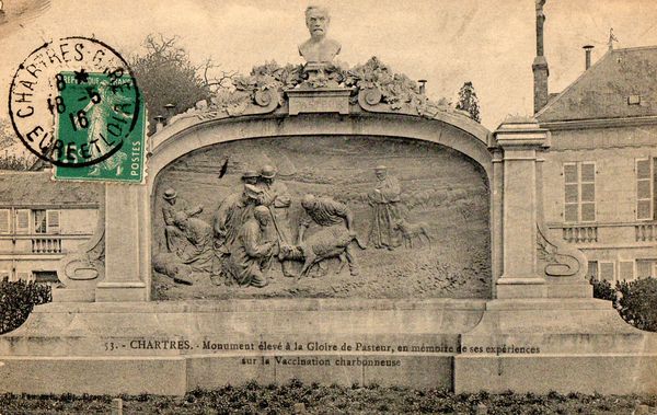 CP MONUMENT PASTEUR CHARTRES 4 Biot (06)