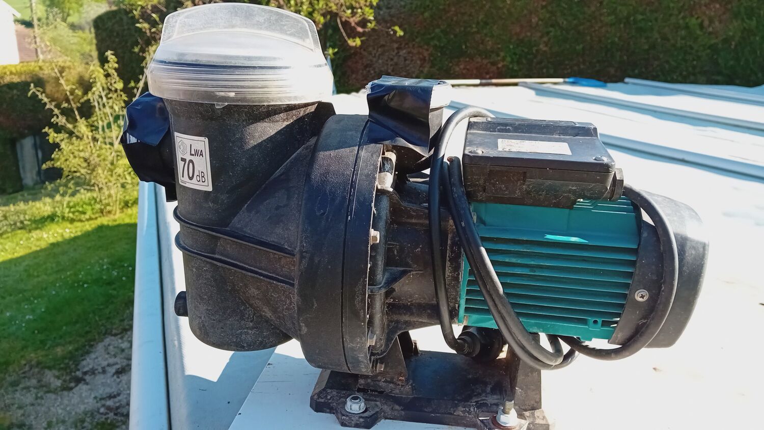 Moteur piscine 30m3 + filtre �  sable + �chelle 4 barreaux 60 Soye (25)