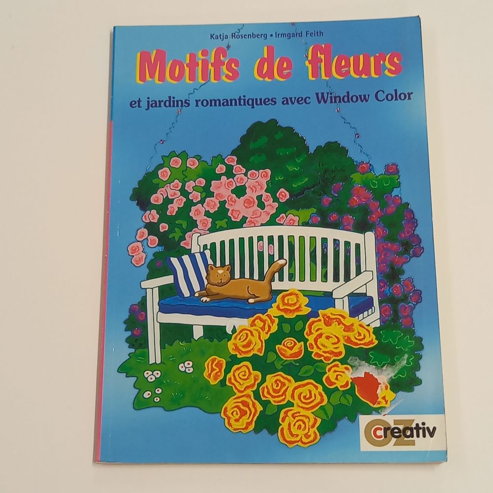 Motifs de fleurs et jardins romantiques avec la peinture fen 5 Saumur (49)