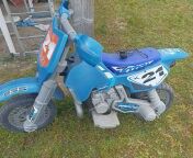Moto cross bleu enfant �lectrique 60 Aubign�-Racan (72)