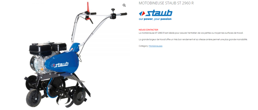 Motobineuse staub st 2960 r 280 B�ziers (34)