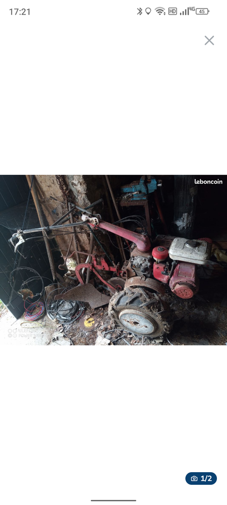 Motoculteur Honda 500 Montgivray (36)