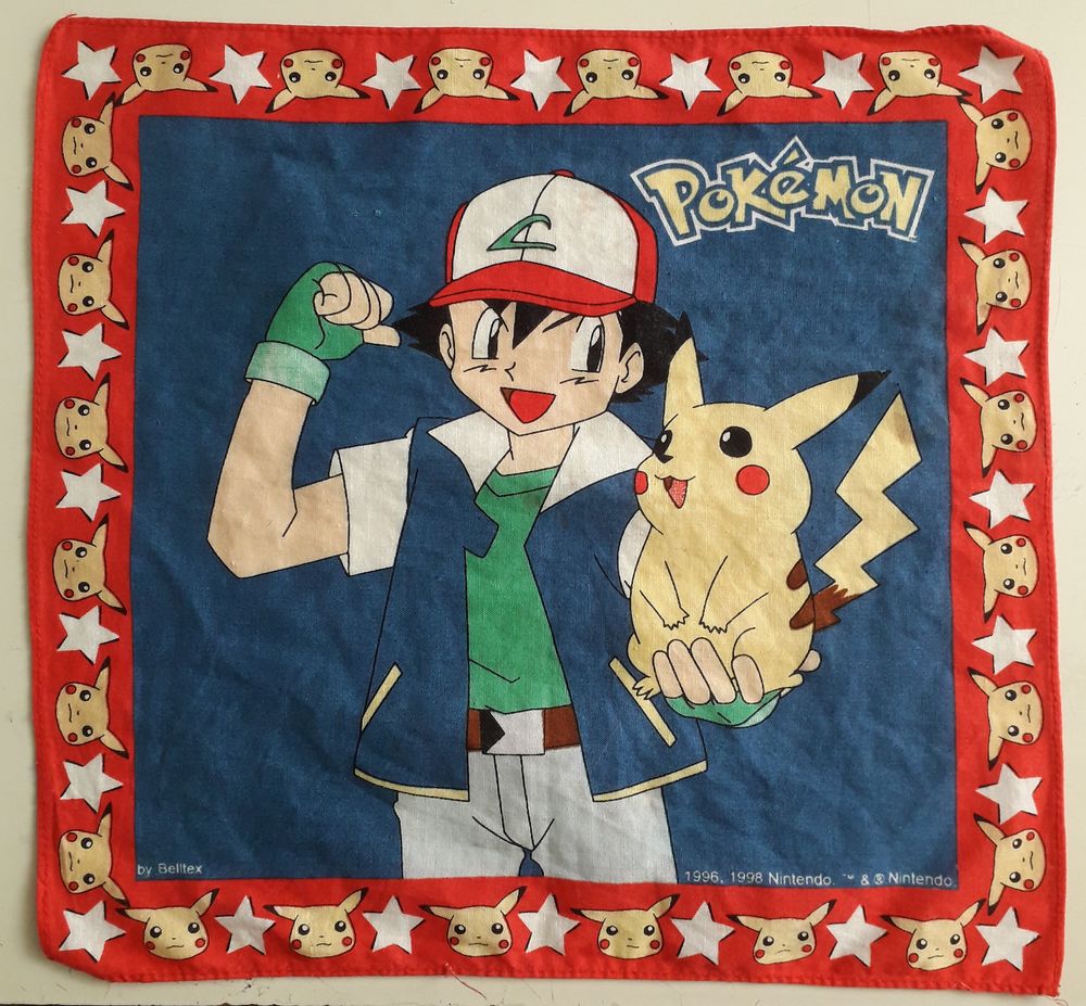 Mouchoir Pok�mon Pikachu 10 Limoges (87)
