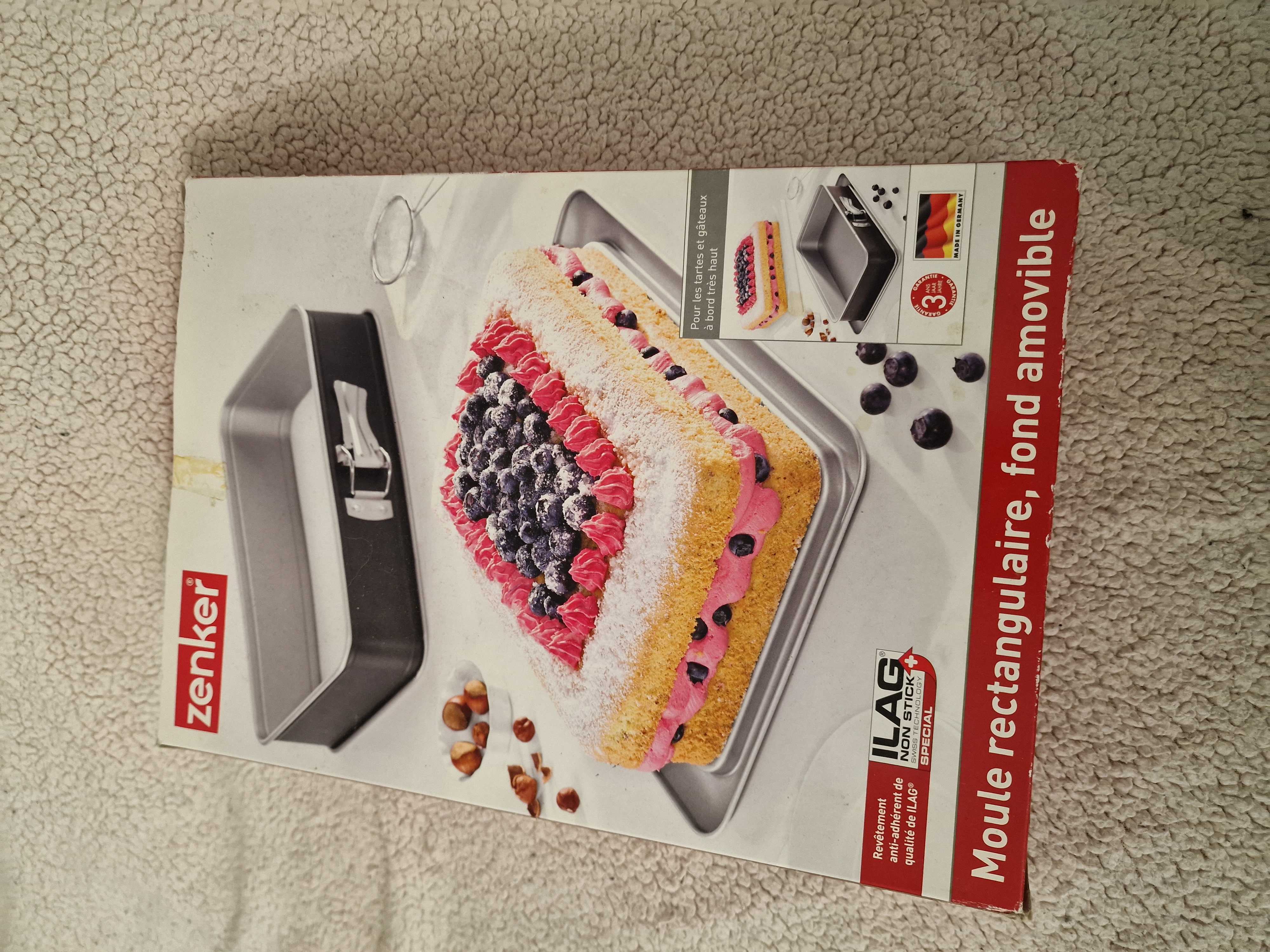 Moule rectangulaire fond amovible 4 Lauzerville (31)