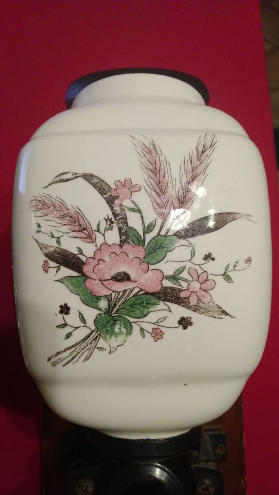 Moulin � caf� mural  fleurs avec �pis de bl�  15 Tilloy-l�s-Mofflaines (62)