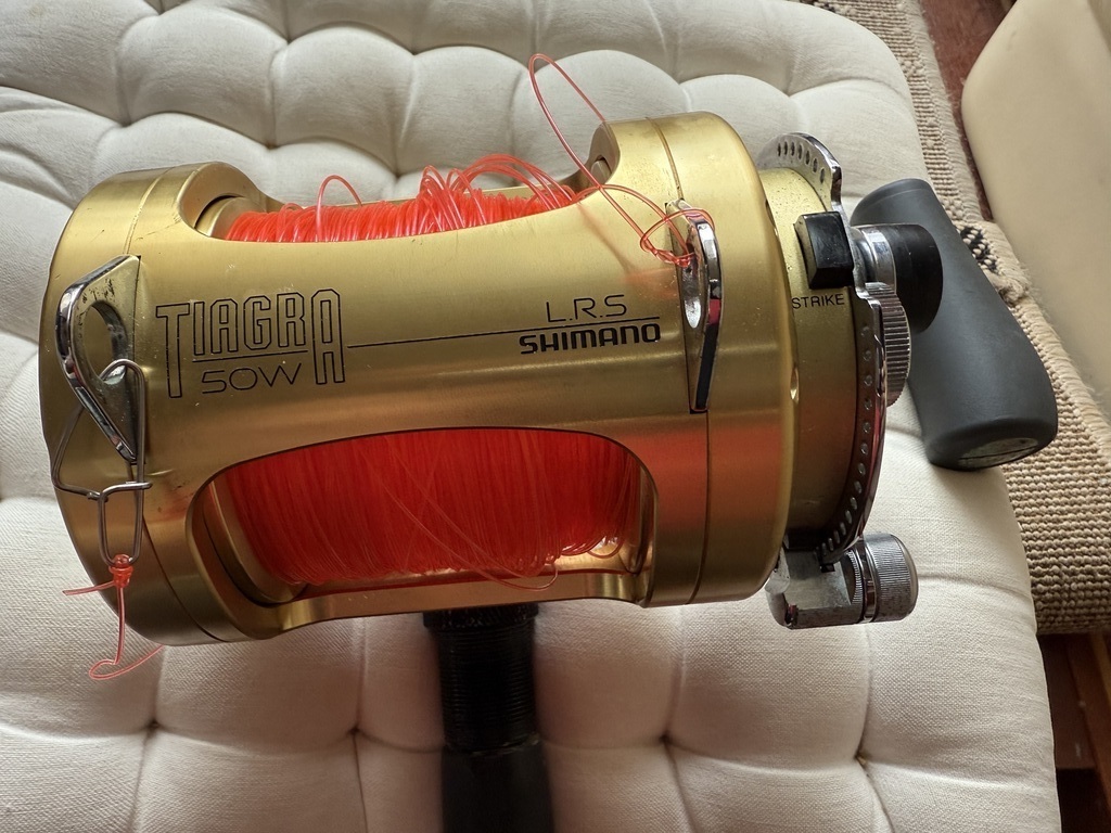 Moulinet de p�che Shimano Tiagra 50W LRS dor� 0 Villeneuve-Loubet (06)