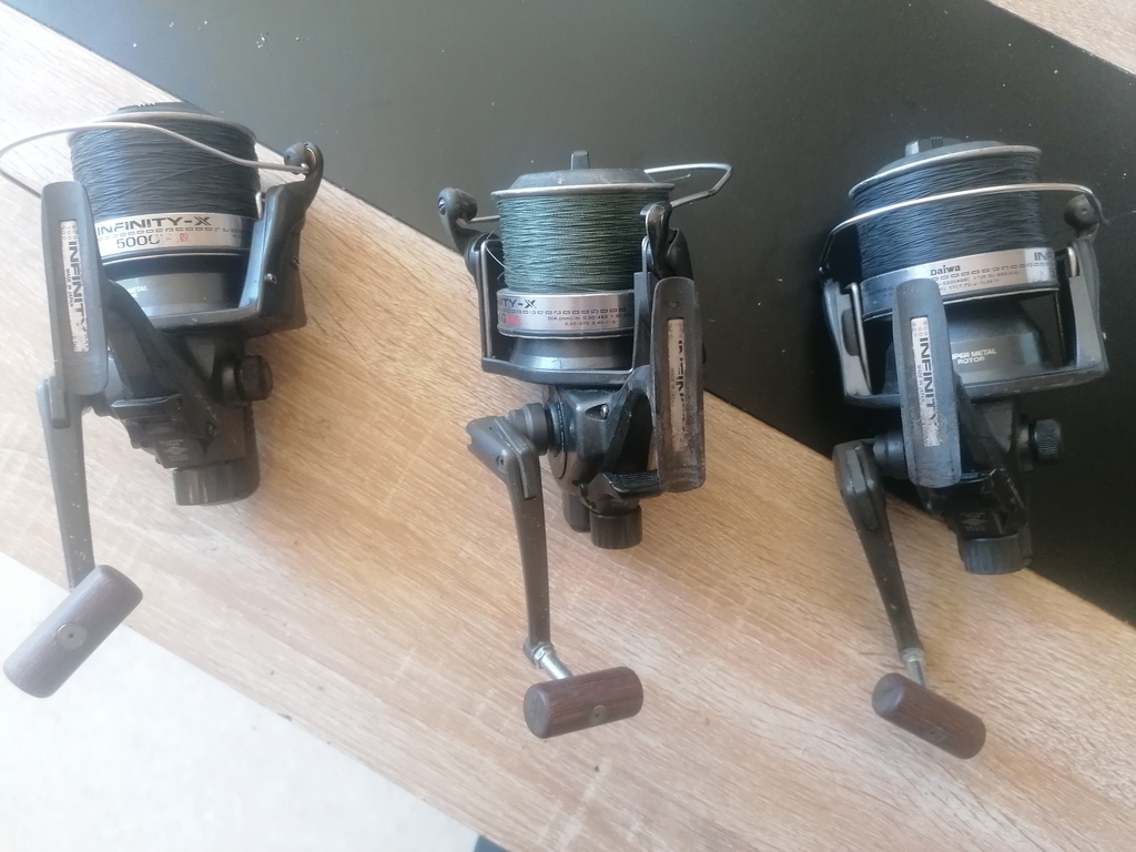 Lot moulinets p�che Daiwa Infinity-X 150 Castelfranc (46)