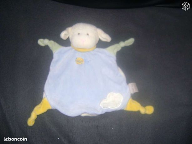 Mouton plat bleu / nuage - baby nat 10 Mulhouse (68)