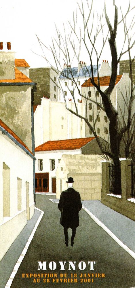 MOYNOT : Carton d'invitation Expo  Mr Kh�l  - Galerie Gl�nat 3 Argenteuil (95)