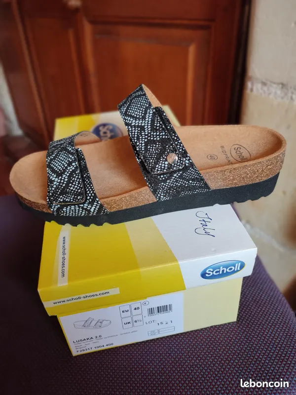 Mules SCHOLL mod�le LUSAKA 
BioPrint 30 La Bohalle (49)